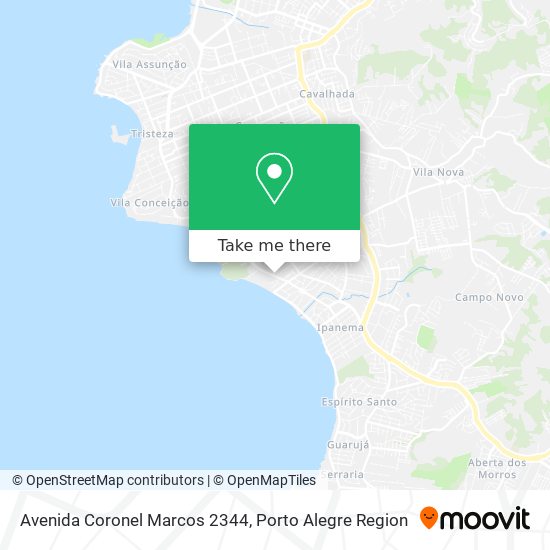 Mapa Avenida Coronel Marcos 2344