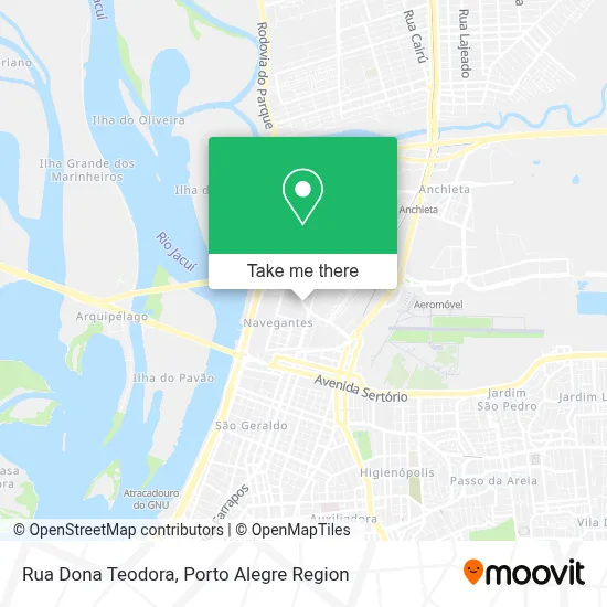 Rua Dona Teodora map