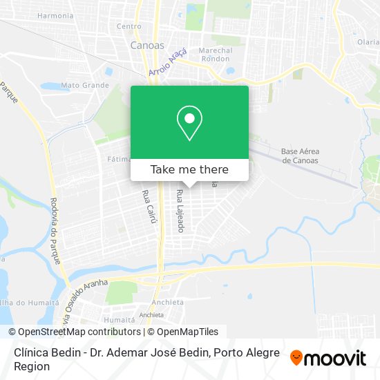 Clínica Bedin - Dr. Ademar José Bedin map