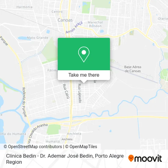 Clínica Bedin - Dr. Ademar José Bedin map