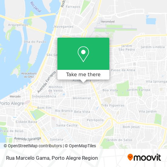 Mapa Rua Marcelo Gama