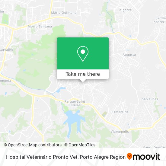 Hospital Veterinário Pronto Vet map