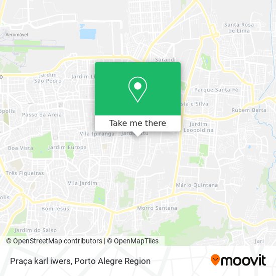 Praça karl iwers map