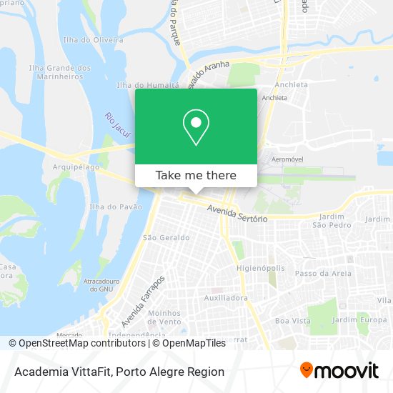 Mapa Academia VittaFit
