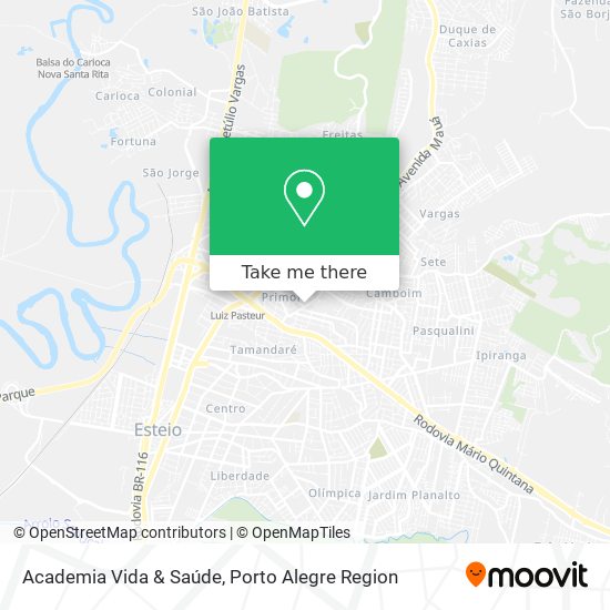 Academia Vida & Saúde map