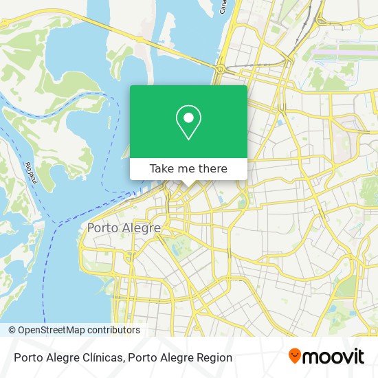 Mapa Porto Alegre Clínicas