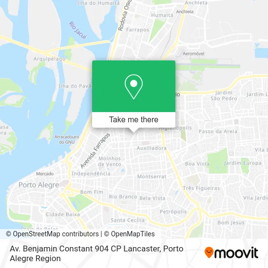 Av. Benjamin Constant  904 CP Lancaster map