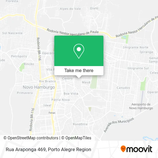 Rua Araponga 469 map
