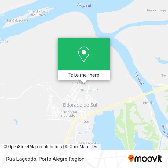 Rua Lageado map