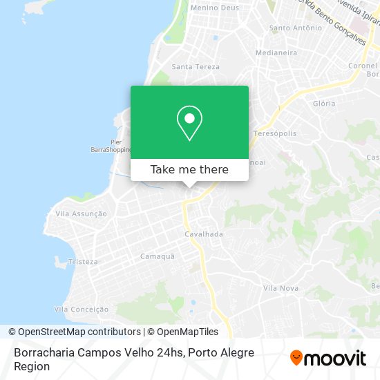 Mapa Borracharia Campos Velho 24hs