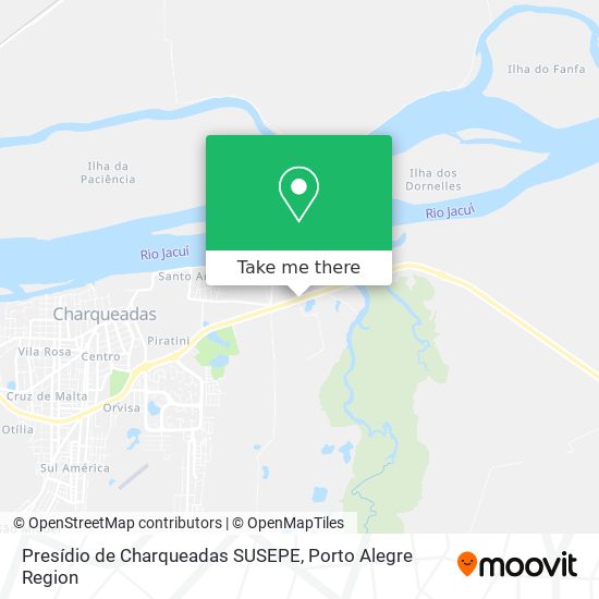 Presídio de Charqueadas SUSEPE map