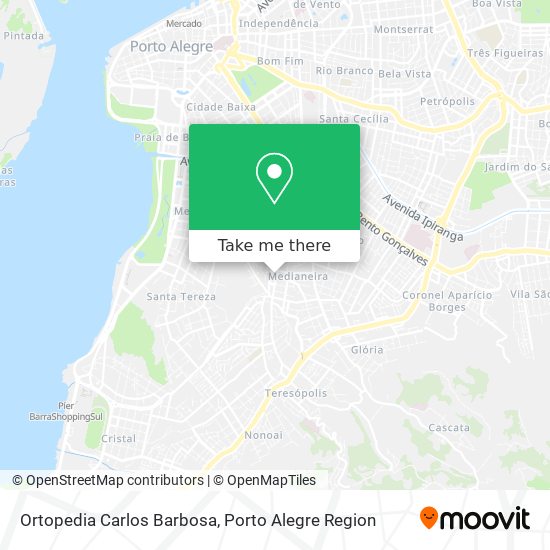 Ortopedia Carlos Barbosa map