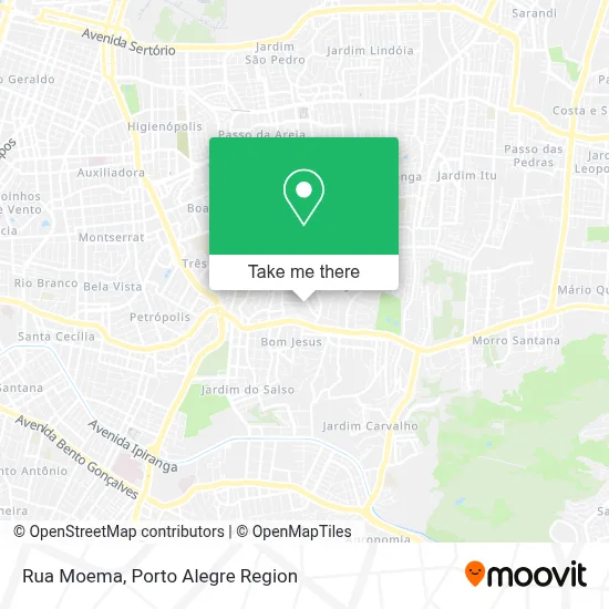 Rua Moema map