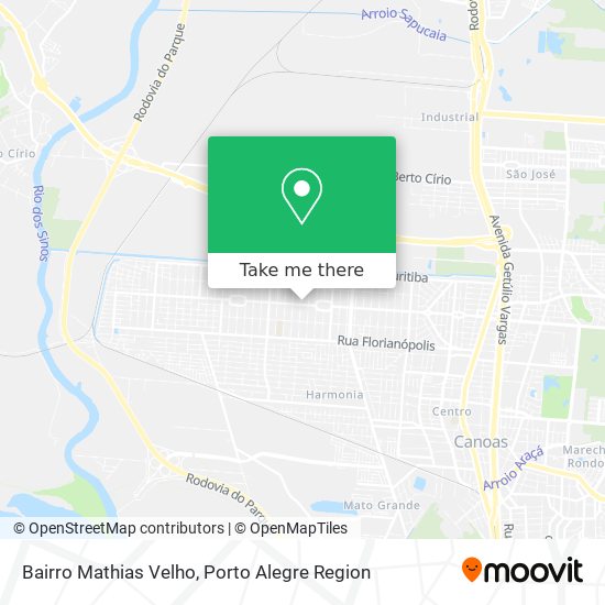 Bairro Mathias Velho map