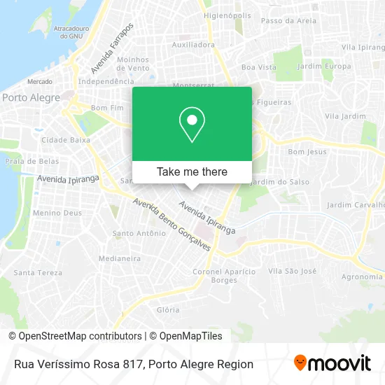 Rua Veríssimo Rosa 817 map
