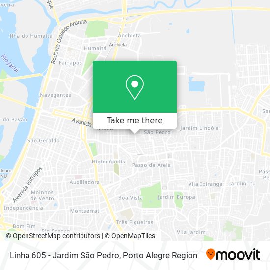Linha 605 - Jardim São Pedro map