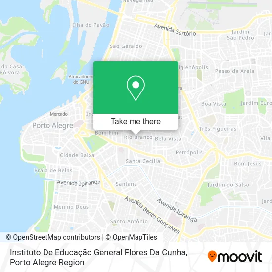 Instituto De Educação General Flores Da Cunha map