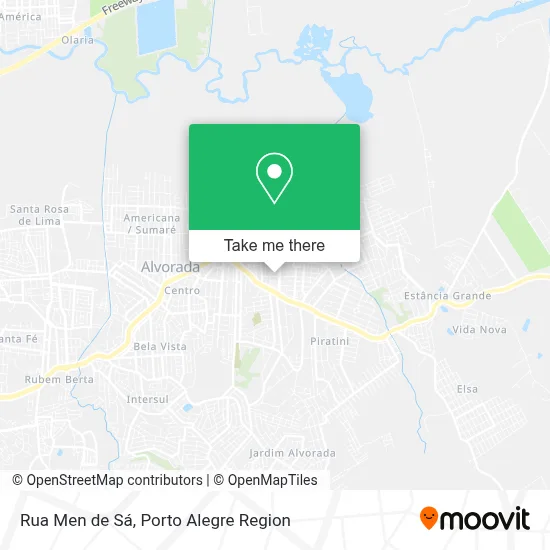 Rua Men de Sá map