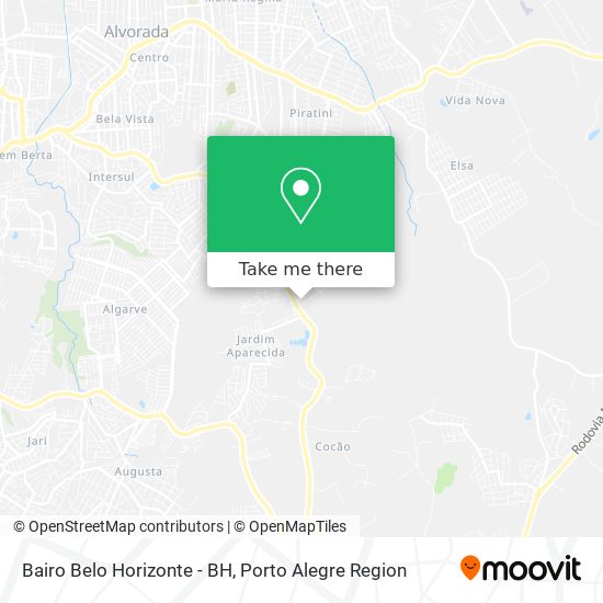 Bairo Belo Horizonte - BH map