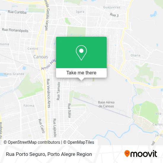 Rua Porto Seguro map