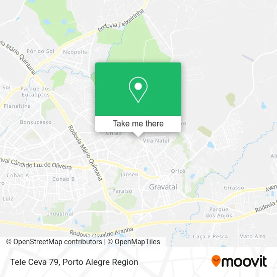 Tele Ceva 79 map