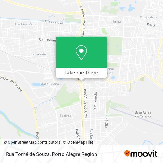 Rua Tomé de Souza map