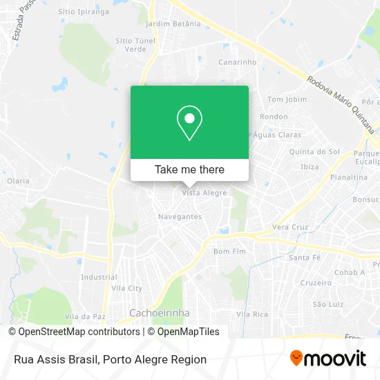 Rua Assis Brasil map