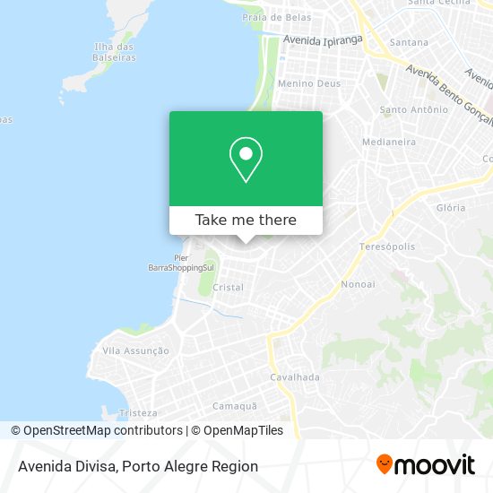 Mapa Avenida Divisa