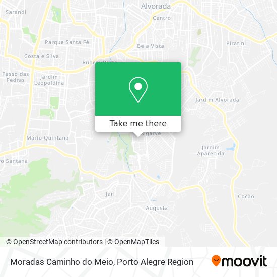 Moradas Caminho do Meio map