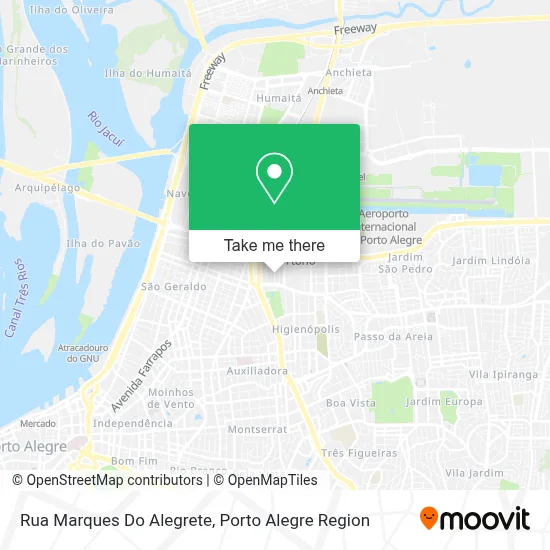 Rua Marques Do Alegrete map