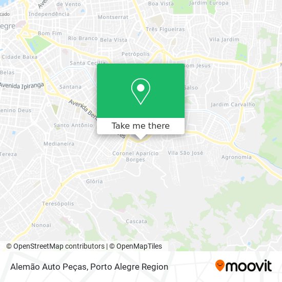 Alemão Auto Peças map