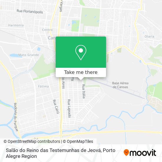 Salão do Reino das Testemunhas de Jeová map