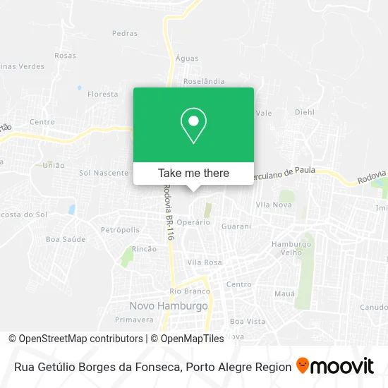 Rua Getúlio Borges da Fonseca map