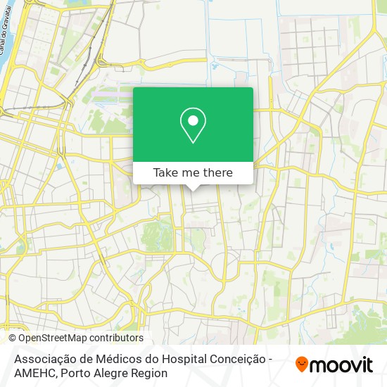 Associação de Médicos do Hospital Conceição - AMEHC map