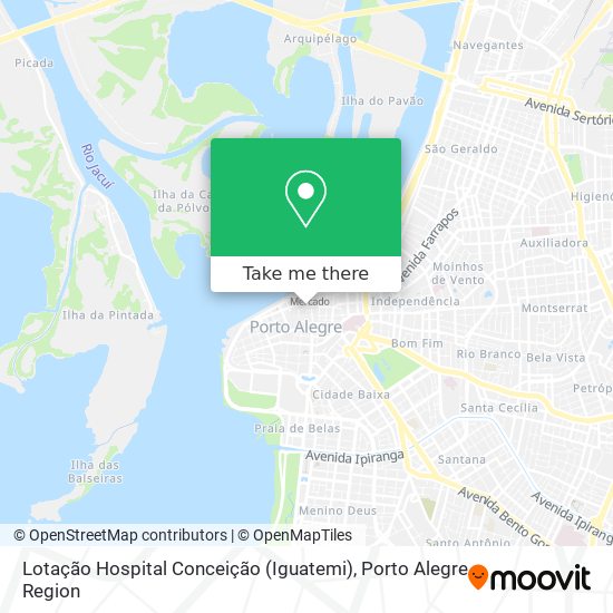 Lotação Hospital Conceição (Iguatemi) map