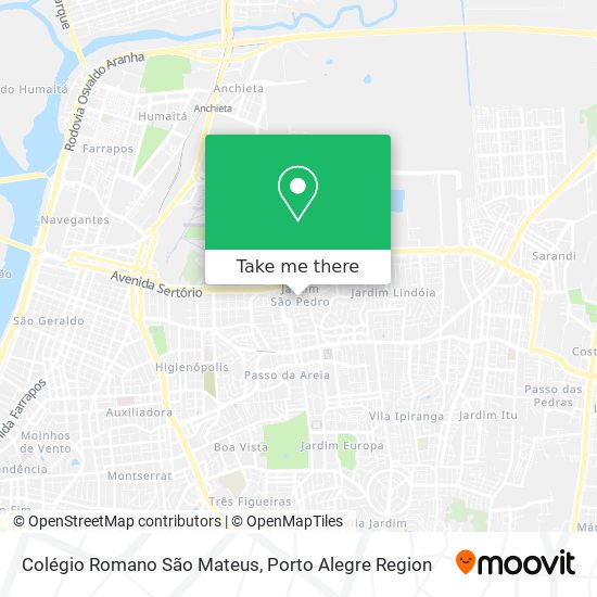 Colégio Romano São Mateus map