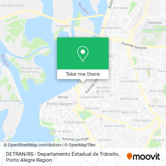 DETRAN / RS - Departamento Estadual de Trânsito map