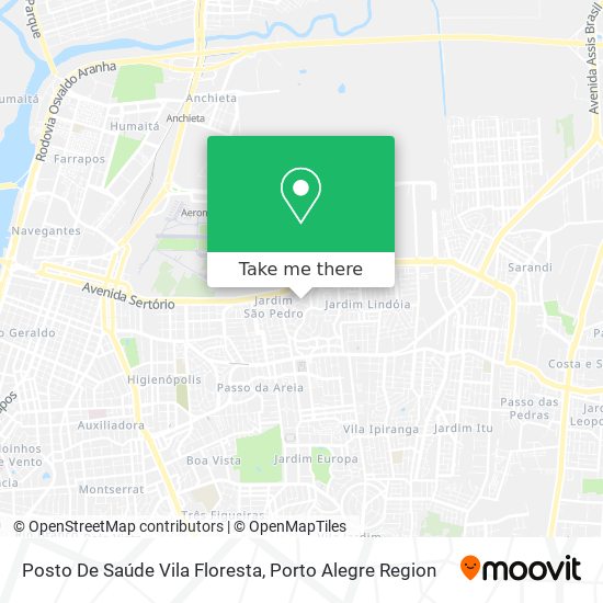 Posto De Saúde Vila Floresta map
