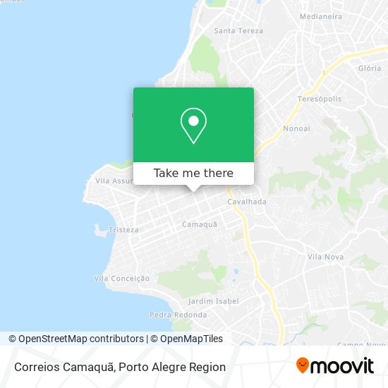 Correios Camaquã map