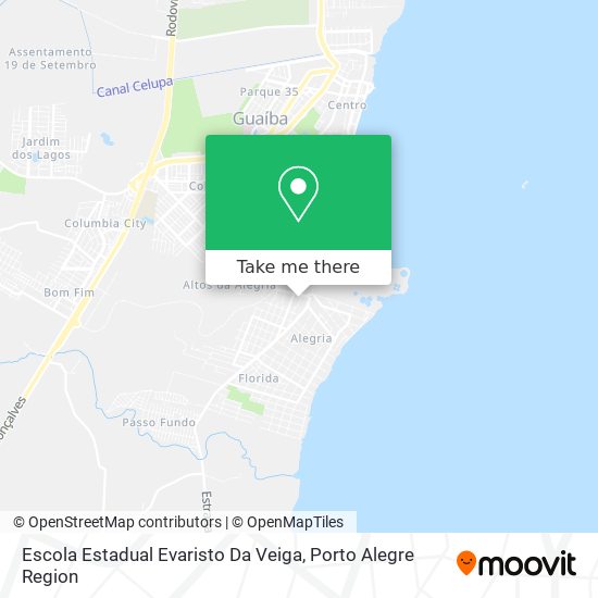 Escola Estadual Evaristo Da Veiga map