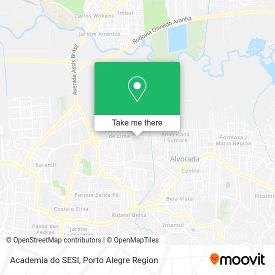 Academia do SESI map