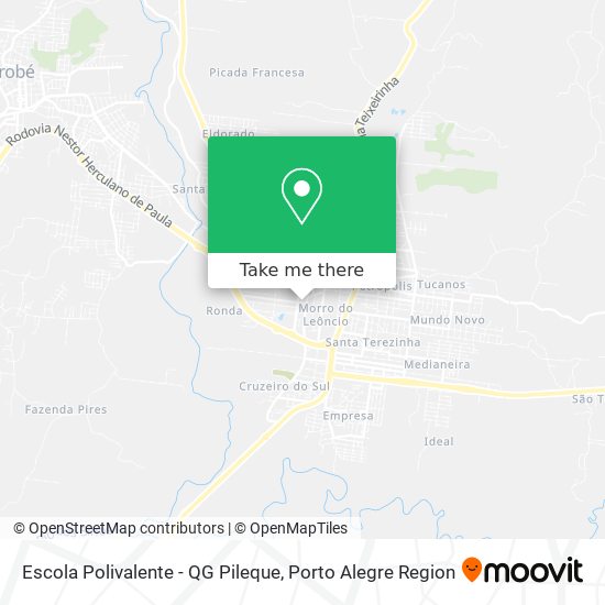 Escola Polivalente - QG Pileque map