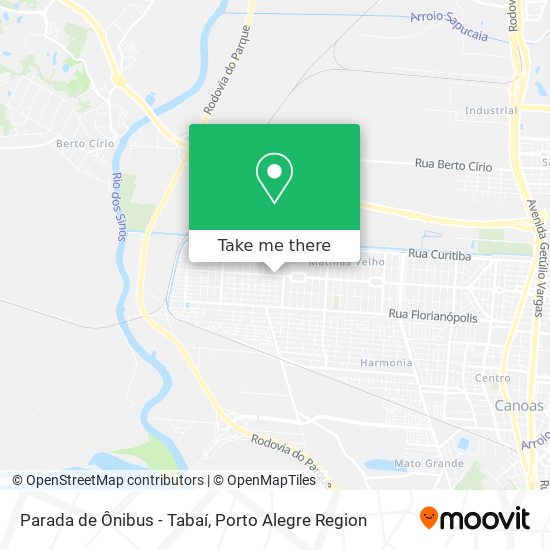 Parada de Ônibus - Tabaí map