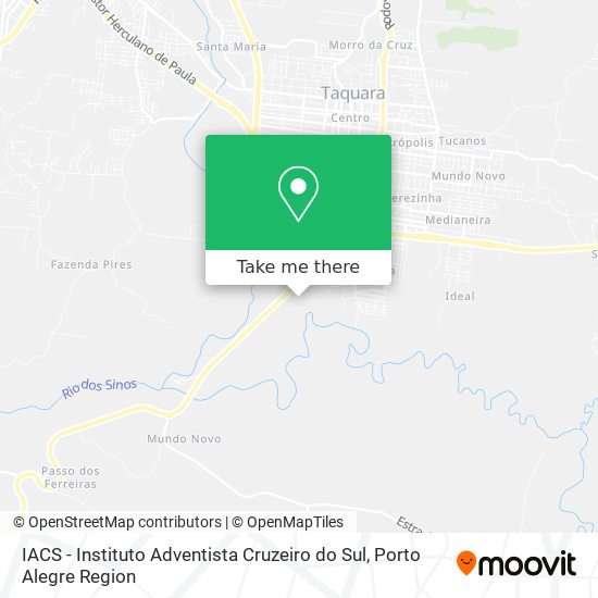IACS - Instituto Adventista Cruzeiro do Sul map