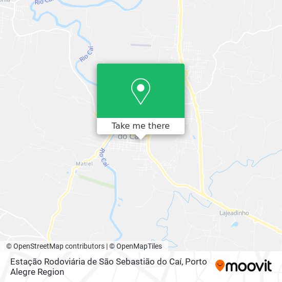 Estação Rodoviária de São Sebastião do Caí map