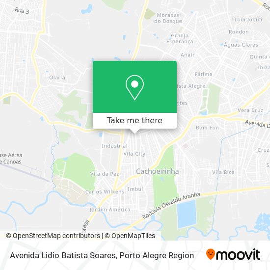 Mapa Avenida Lidio Batista Soares