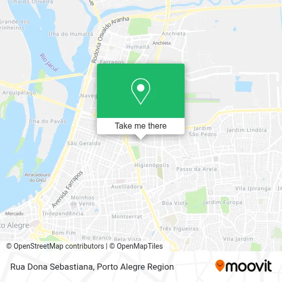 Rua Dona Sebastiana map