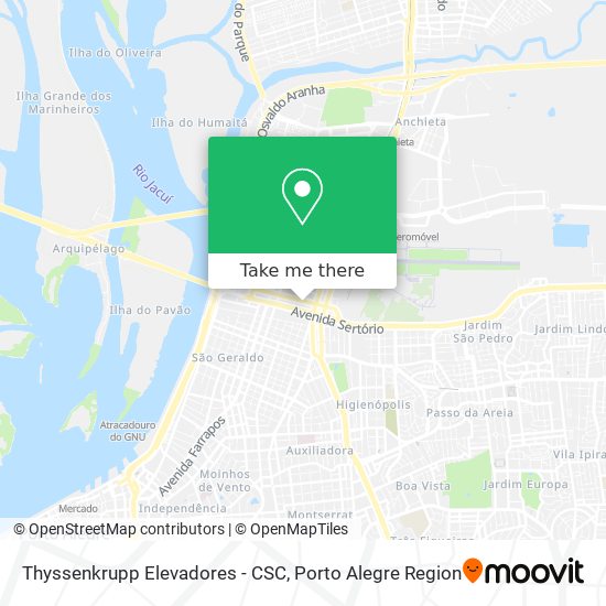 Thyssenkrupp Elevadores - CSC map
