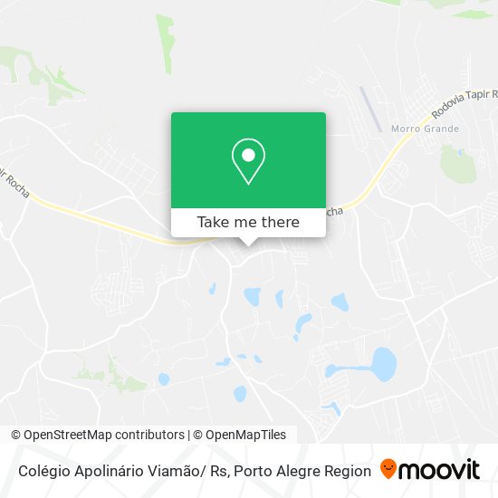 Colégio Apolinário Viamão/ Rs map