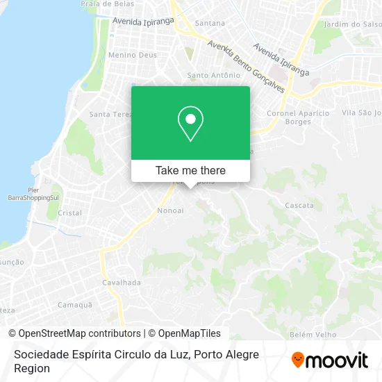 Sociedade Espírita Circulo da Luz map